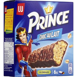 Barritas De Chocolate Con Leche Prince De Lu