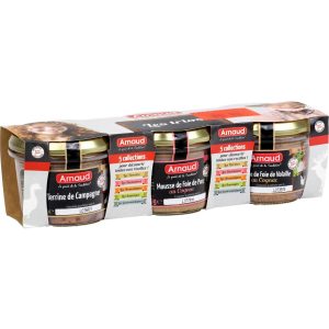 Terrines Campagne - Foie De Volaille - Porc Arnaud X3 - My French Grocery