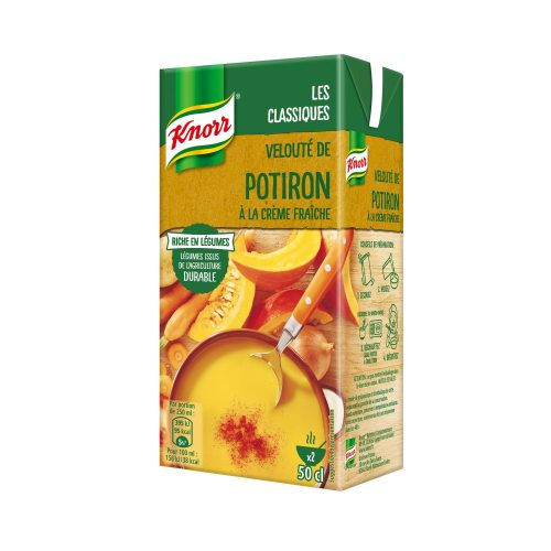 Velouté De Potiron A La Crème Fraîche Knorr - My French Grocery