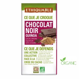 Chocolat Noir & Quinoa Bio Ethiquable - My French Grocery