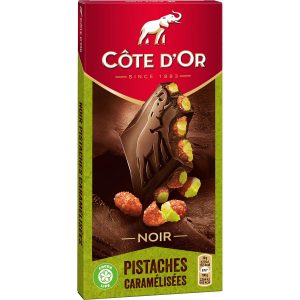 Chocolat Noir & Pistaches Côte d'Or - My French Grocery
