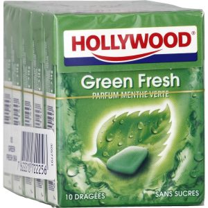 Grüner Minze Kaugummi Hollywood