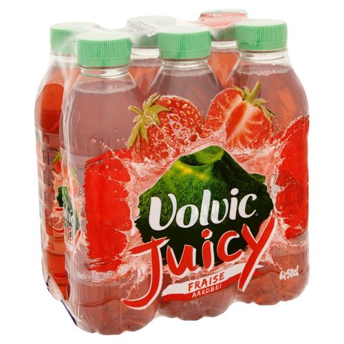 Erdbeergeschmack Wasser Volvic Juicy