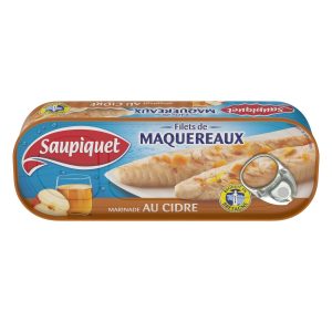 Filets De Maquereaux Au Cidre Saupiquet - My French Grocery
