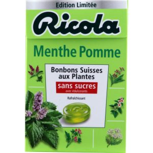 Bonbons Sans Sucre Menthe & Pomme Ricola - My French Grocery