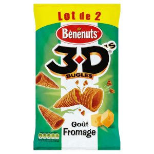 2 X Bénénuts 3D Fromage - My French Grocery