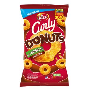 Curly Haselnuss Donuts Aperitif-Kekse