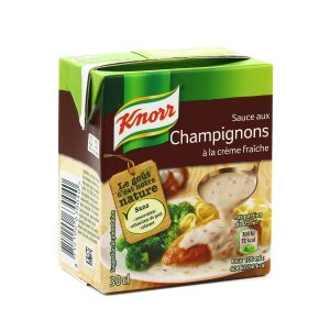 Salsa De Champiñones & Crema Knorr