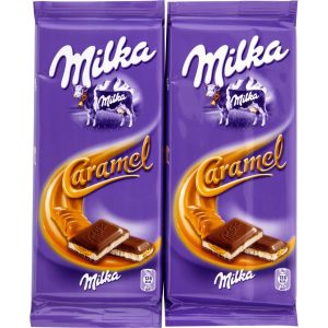 Chocolate Con Caramelo Milka X2