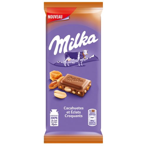 Milk & Peanuts Chips Chocolate Milka X2