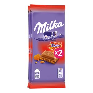 Chocolate Con Leche & Caramelo "Daim" Milka X2