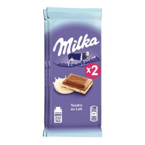 Chocolat Tendre Au Lait Milka X2 - My French Grocery