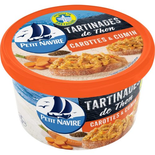 Tartinades Thon Carottes Cumin Petit Navire - My French Grocery