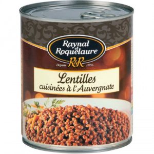 Cooked Lentils "à l'Auvergnate" Raynal & Roquelaure