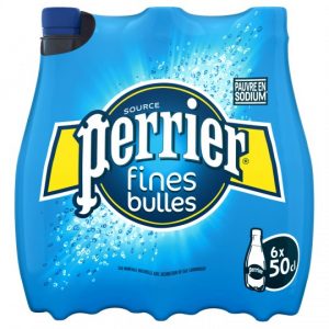 Natürliches Mineralwasser Perrier Fines Bulles
