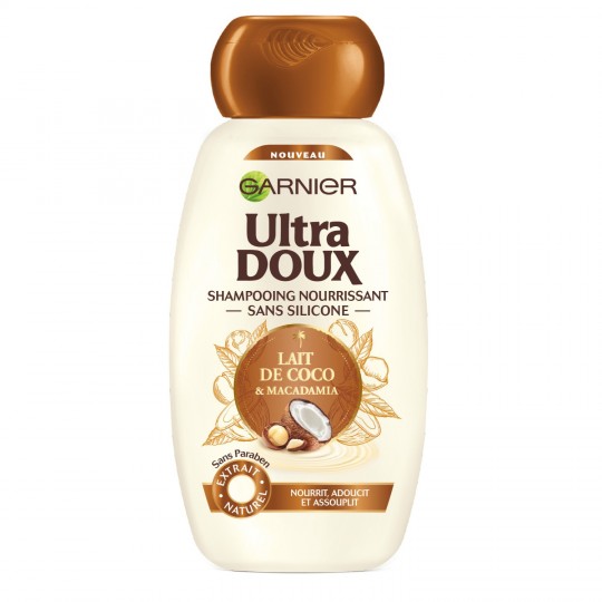 Shampooing Coco & Macadamia Garnier Ultra Doux - My French Grocery