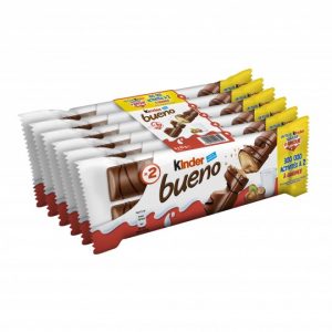 Barres Chocolatées Lait & Noisettes Kinder Bueno - My French Grocery
