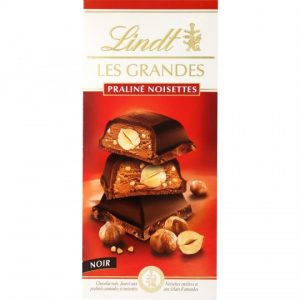 Chocolat Noir Praliné Noisettes Lindt - My French Grocery