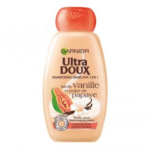 Shampooing Lait De Vanille & Pulpe De Papaye Garnier Ultra Doux - My French Grocery