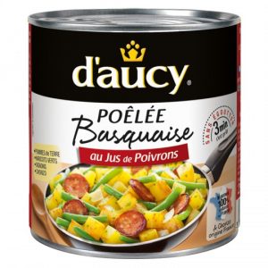 Gekochtes Gemüse „Poelée Basquaise“ D’Aucy
