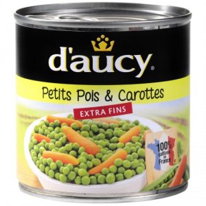 Petits Pois Carottes Extra Fins D'Aucy - My French Grocery