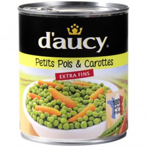 Petits Pois Carottes Extra Fins D'Aucy XL - My French Grocery