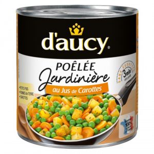 Gekochtes Gemüse "Poelée Jardinière" D'Aucy