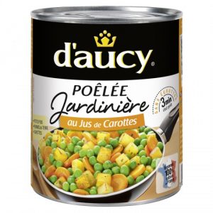 Gekochtes Gemüse „Poelée Jardinière“ D’Aucy XL