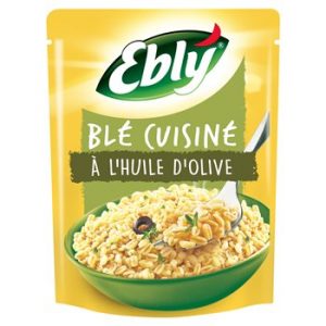 Blé Pré-cuit Cuisiné à L'huile d'Olive Ebly