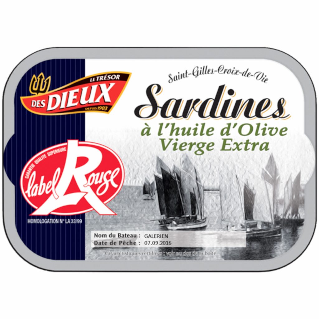 Sardines à L'Huile D'olive Label Rouge Les Dieux