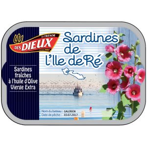 Sardines à L'huile D'olive Vierge Extra Le Trésor Des Dieux