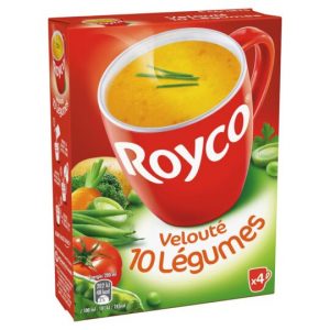 Dehydrierte 10 Gemüse Suppe Royco