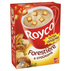 Sopa de Bosque & Picatostes Royco